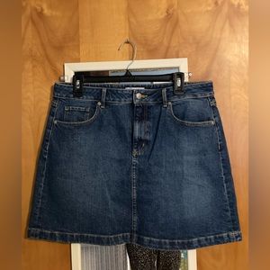 Loft denim mini skirt NWT!